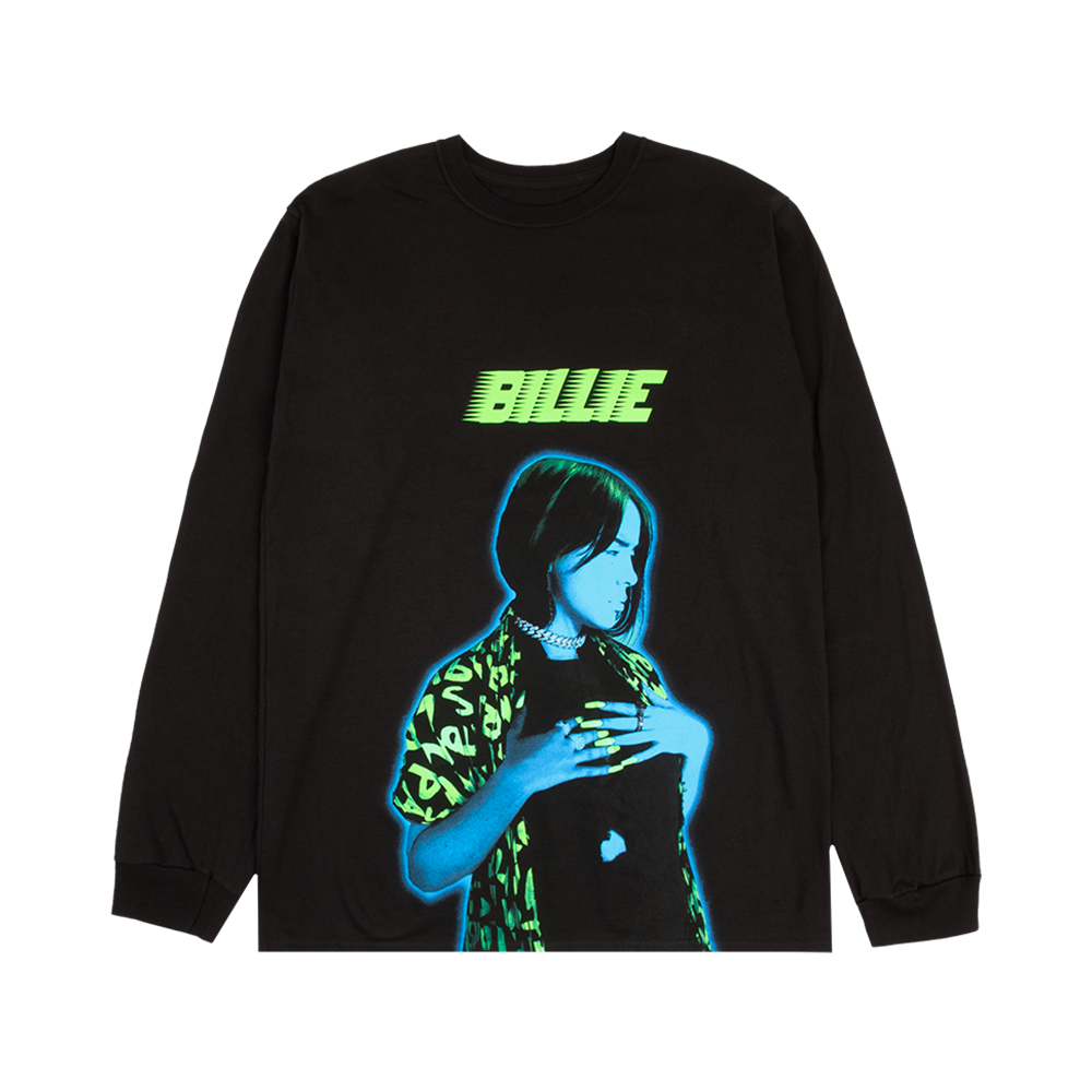 Billie eilish online t shirt neon