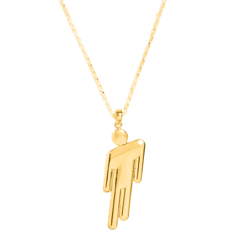 Gold Blohsh Pendant Necklace