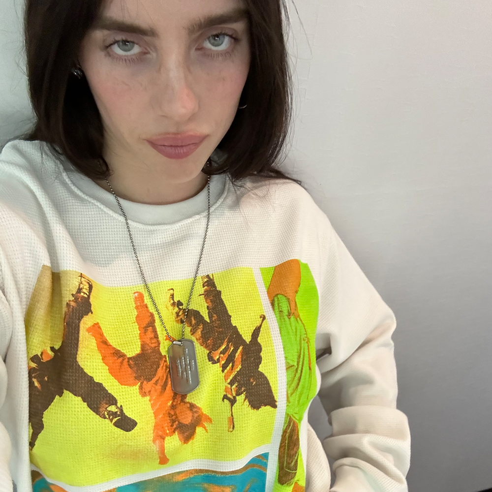 お*)様 Billie Eilish Long-T XL AMEX会員限定販売
