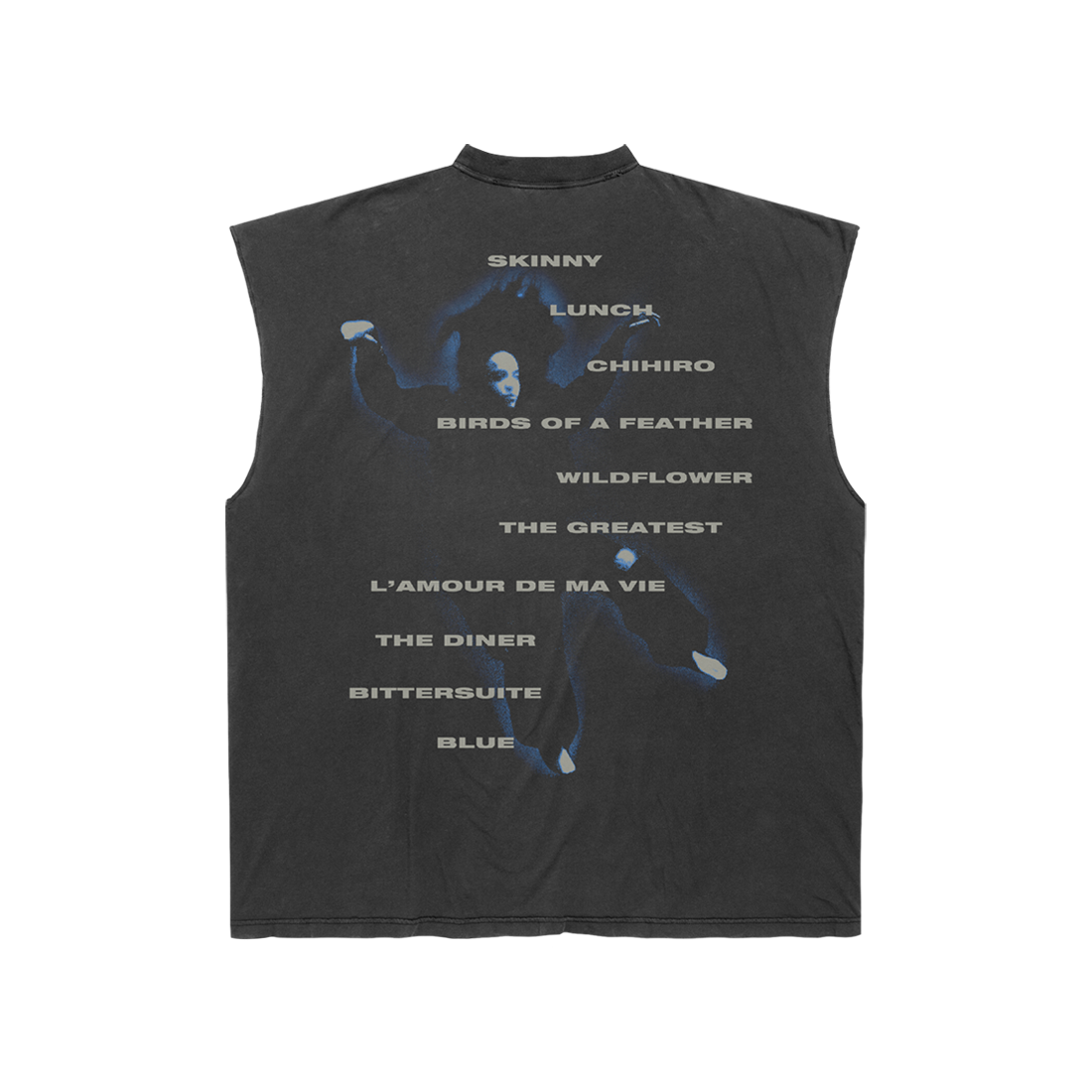 トップス Billie Eilish TOKYO CUTOFF MUSCLE TEE Tracklist Cutoff Muscle T-Shirt - Billie Eilish | Store