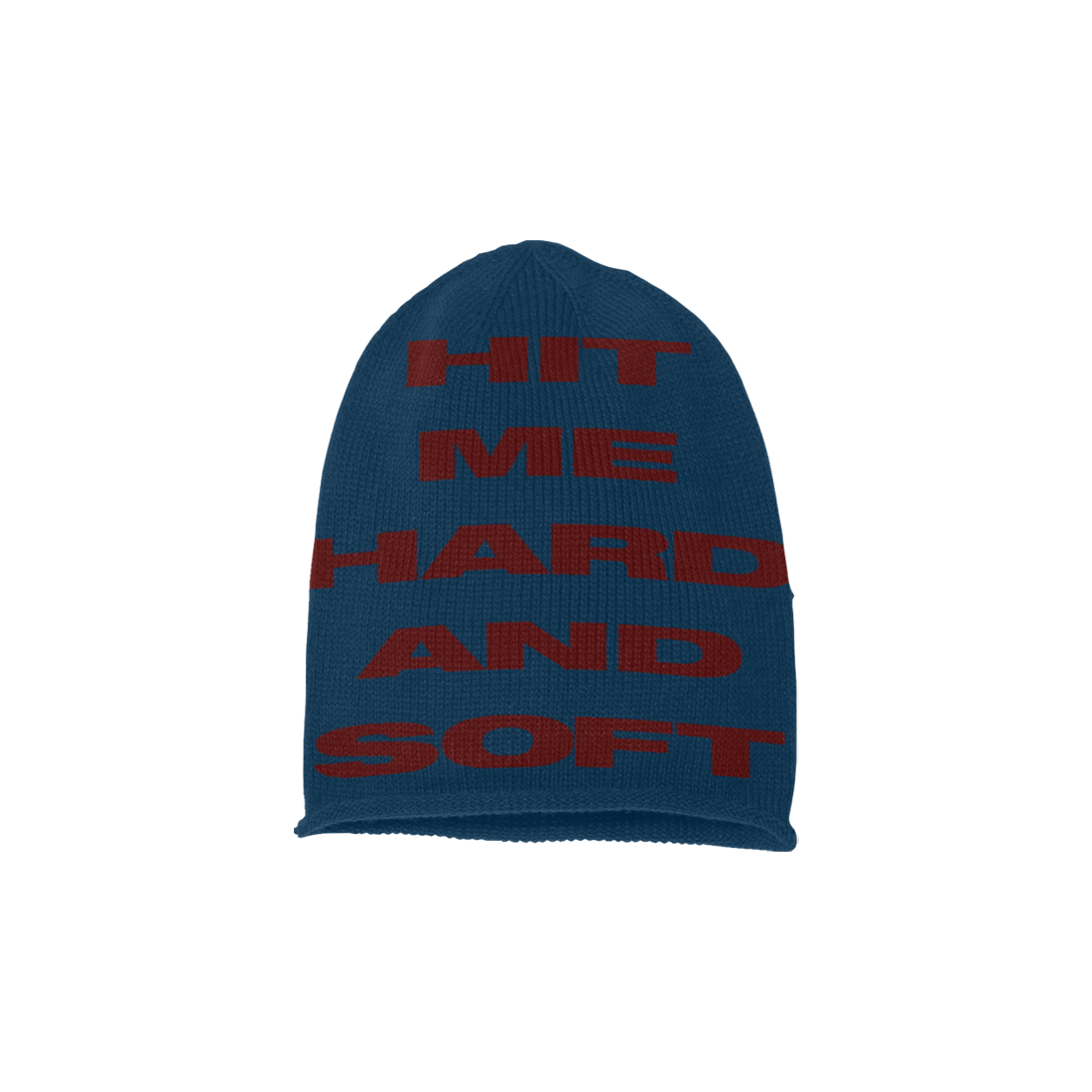 HIT ME HARD AND SOFT Blue Red Beanie - Billie Eilish | Store