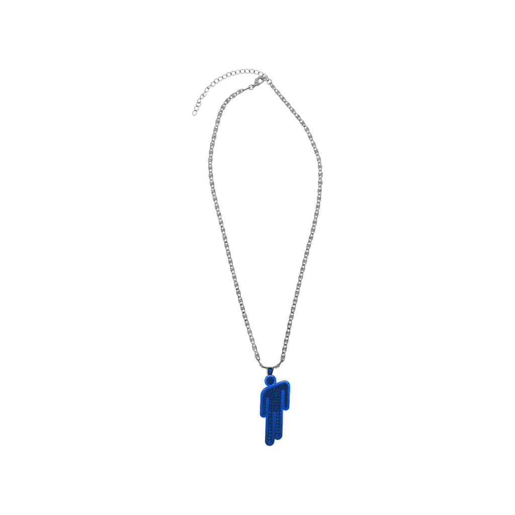 HIT ME HARD AND SOFT Blue Blohsh Necklace