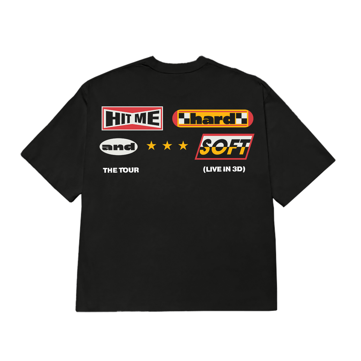 Billie Upside Down Live in 3D T-Shirt Back