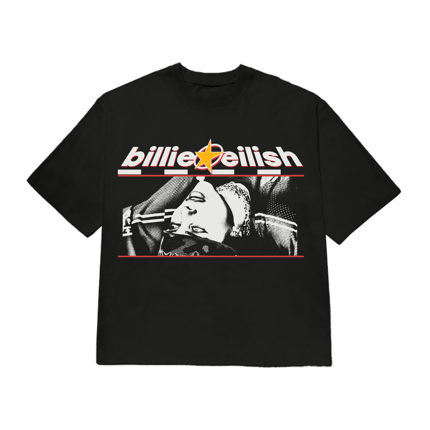 Billie Upside Down Live in 3D T-Shirt Front