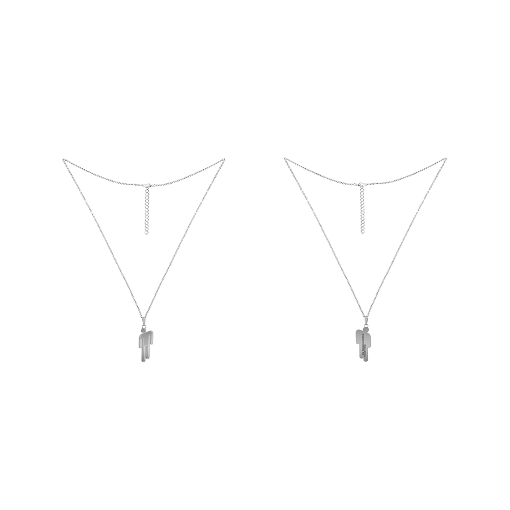 BLOHSH SILVER FRIENDSHIP NECKLACE 2 PACK