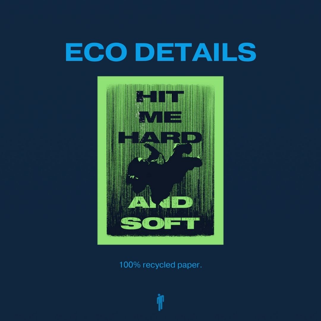HIT ME HARD AND SOFT Green Poster Fan Pack ECO Details Poster