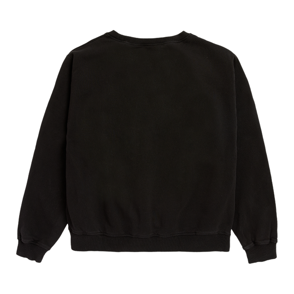 Underwater Black Crewneck Sweatshirt Back