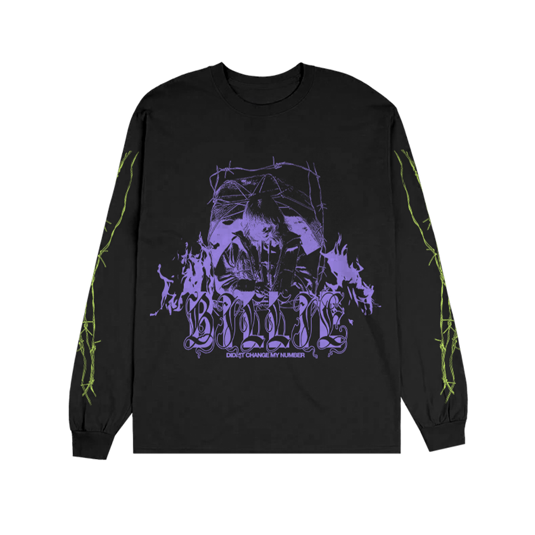 Didn't Change My Number Longsleeve T-Shirt Front