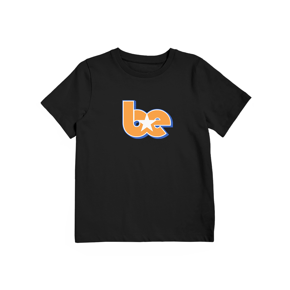 BE Star Toddler/Youth Black T-Shirt front