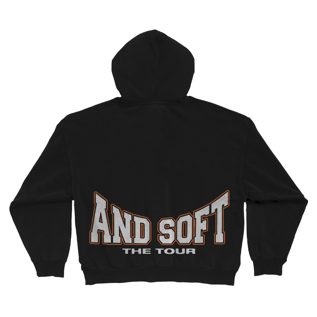 Hit Me Hard and Soft Zip Hoodie back