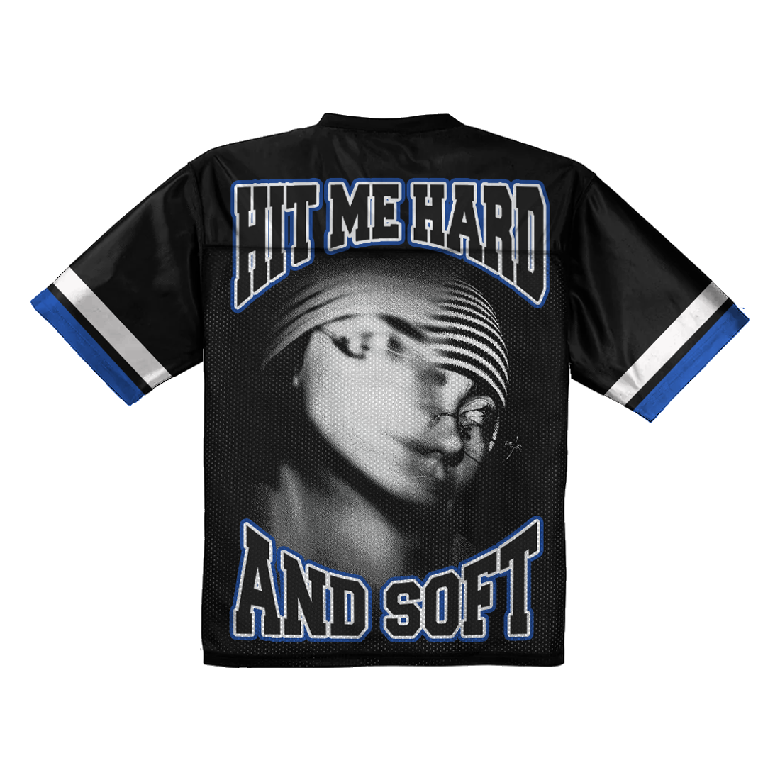 BE Blur Hit Me Hard and Soft Tour Black Jersey back