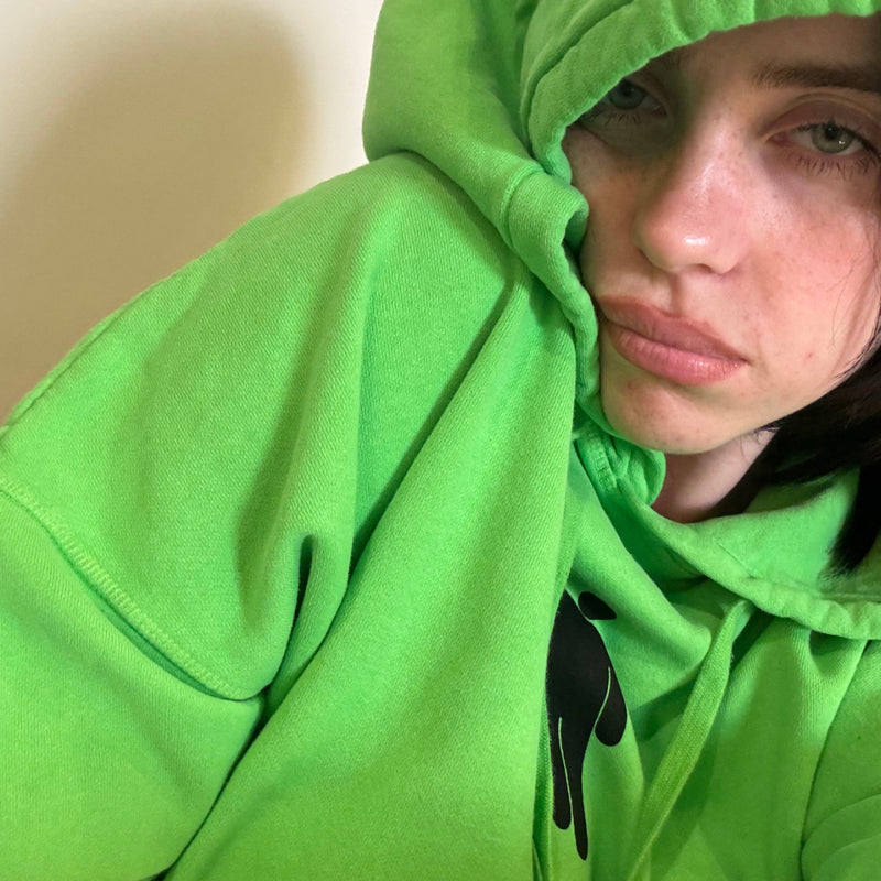 Billie Eilish World Tour Hoodie Adult Large 2019 Concert Hooded Billie Eilish World Tour Hoodie Adult Large 2019 Concert Hooded