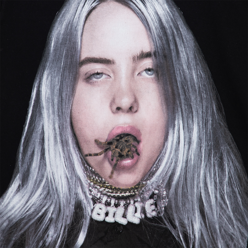 Billie Eilish Tarantula Mouth T-Shirt detail
