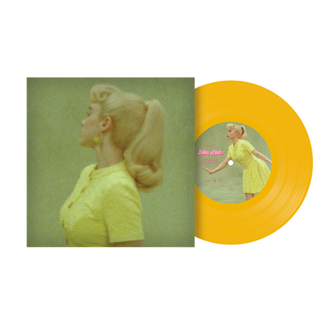 Yellow reserved 2025 hoodie billie eilish