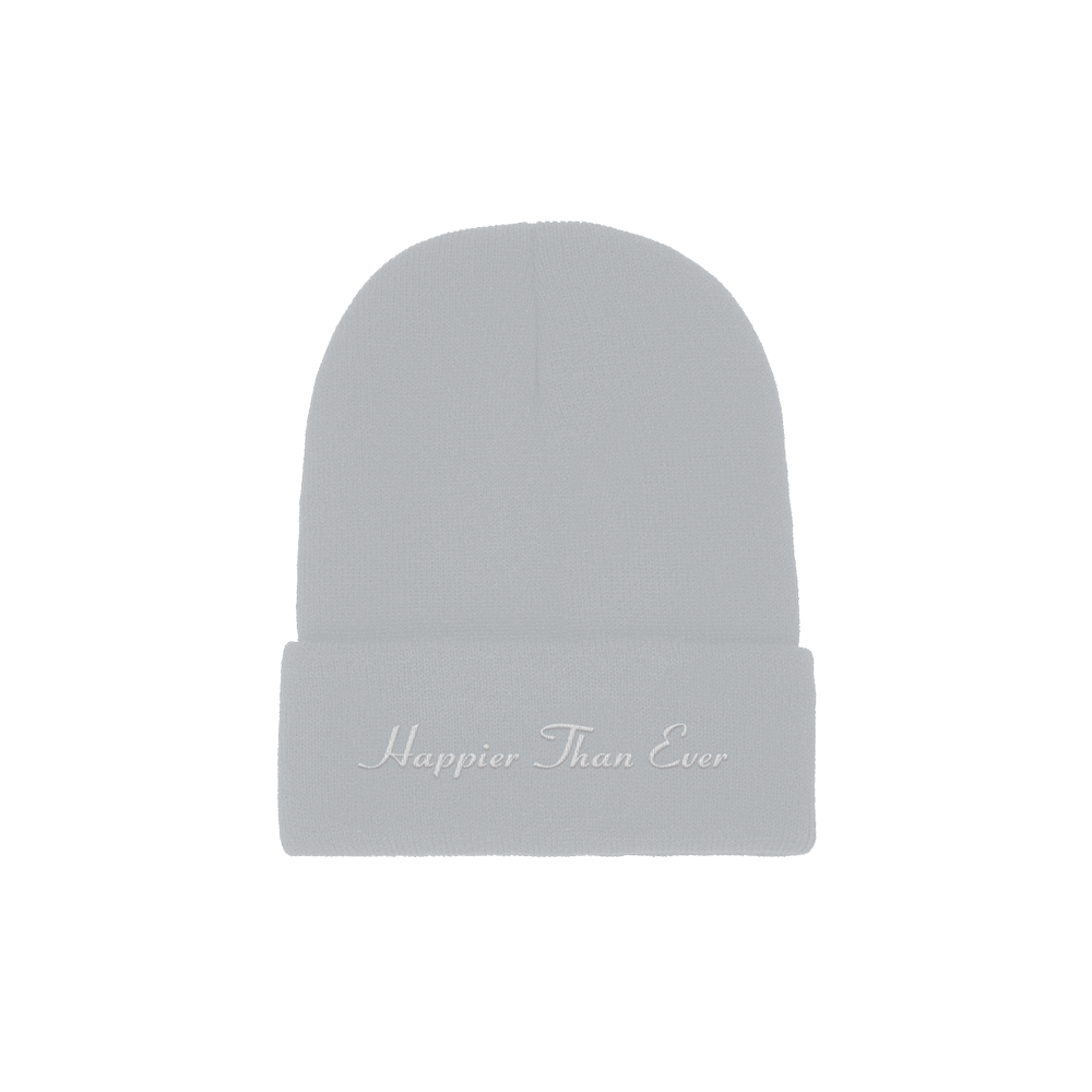 Happier Than Ever Blue Beanie