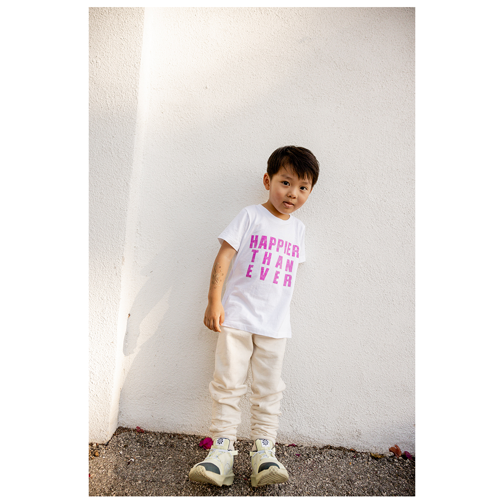 T-shirt enfant Billie Eilish: photo aérographe