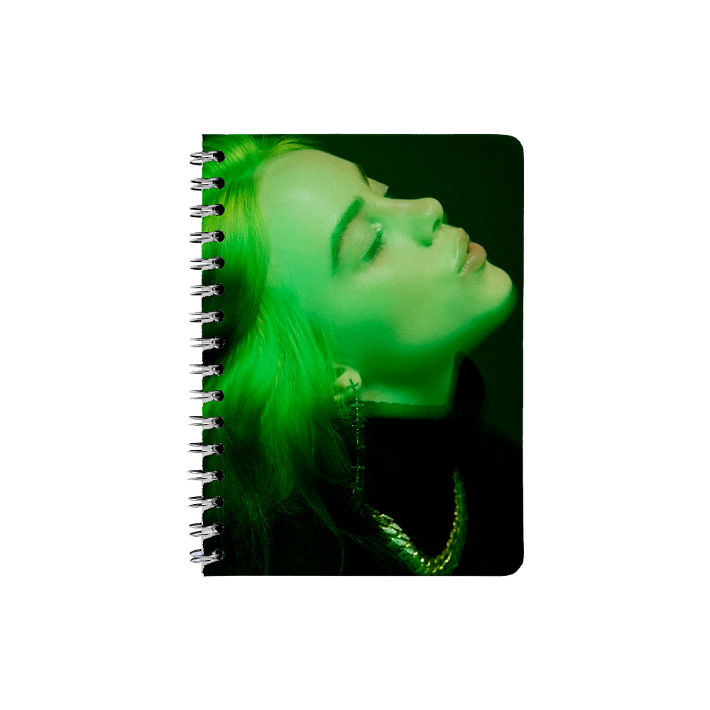 Green Photo Spiral Notebook